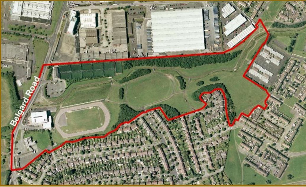 Bancroft Park, South Dublin County Council plan, 2004