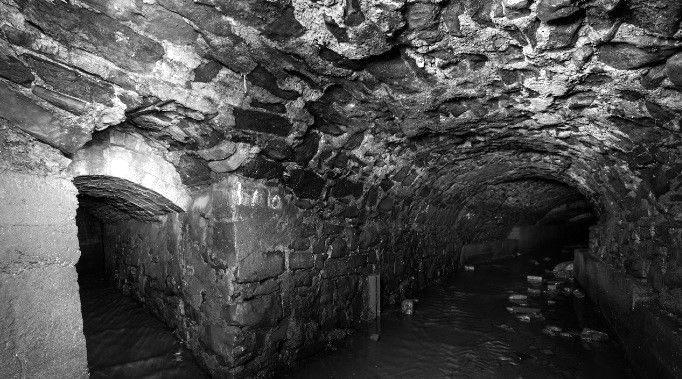 The Poddle beneath the Olympia Theatre